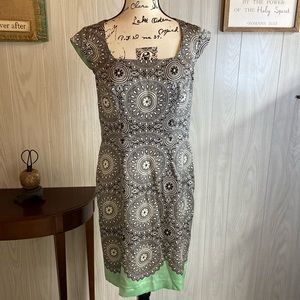 Beautiful black/cream and jade green accents